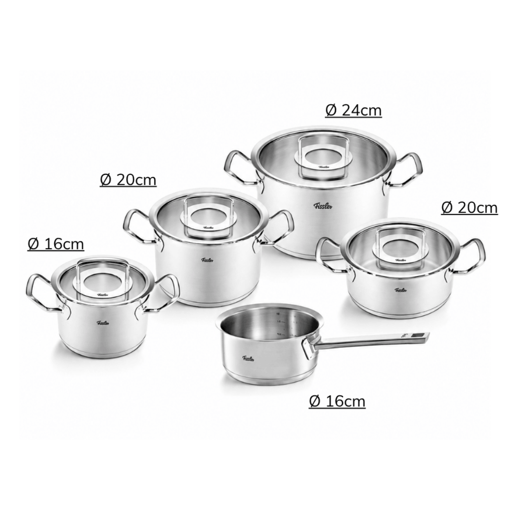 Bộ nồi 5 món Fissler Original-Profi Collection Novo