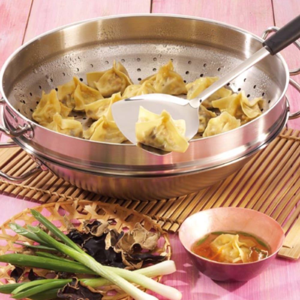 Bộ nồi lẩu và xửng hấp Fissler Nanjing 36cm