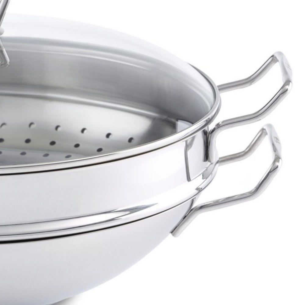 Bộ nồi lẩu và xửng hấp Fissler Nanjing 36cm