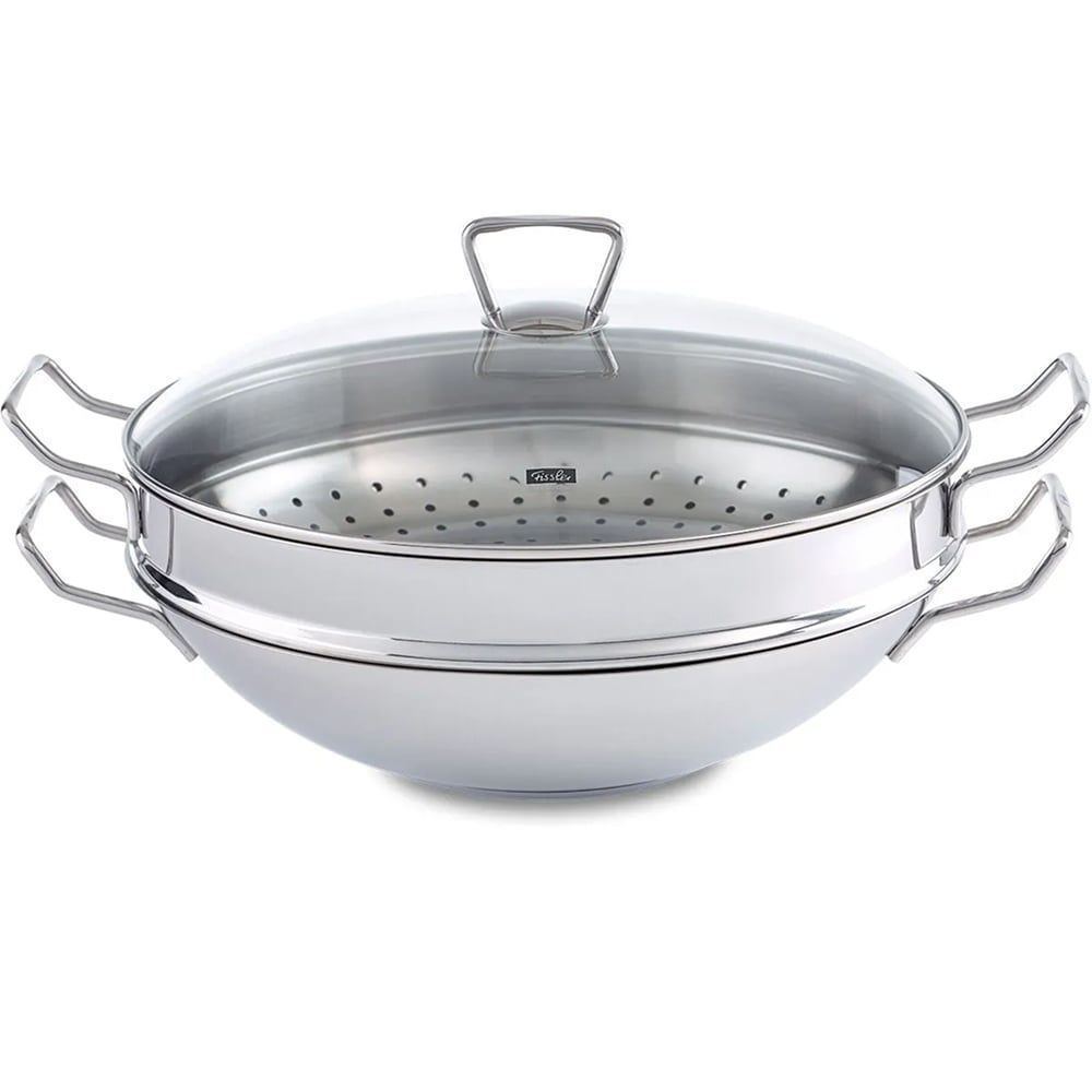 Bộ nồi lẩu và xửng hấp Fissler Nanjing 36cm