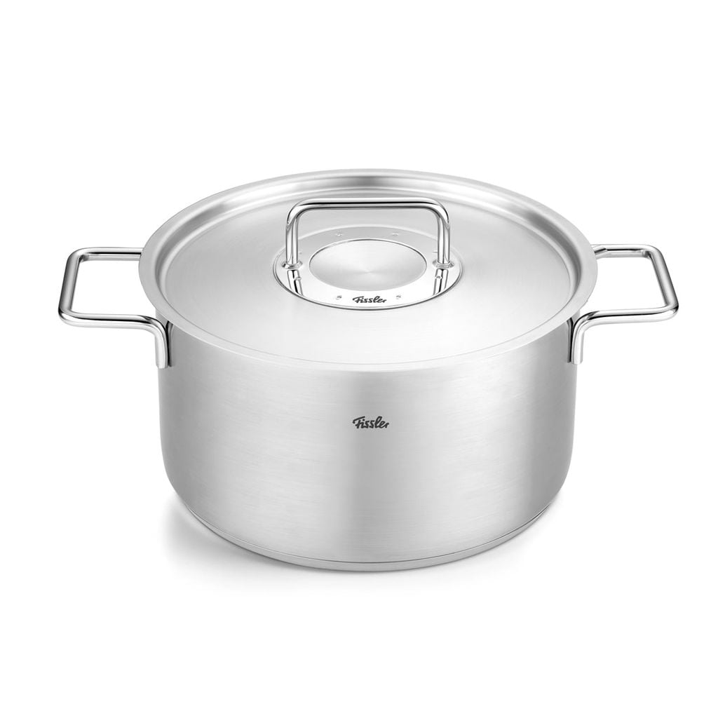Bộ nồi Fissler Pure 5 món nắp inox có quánh