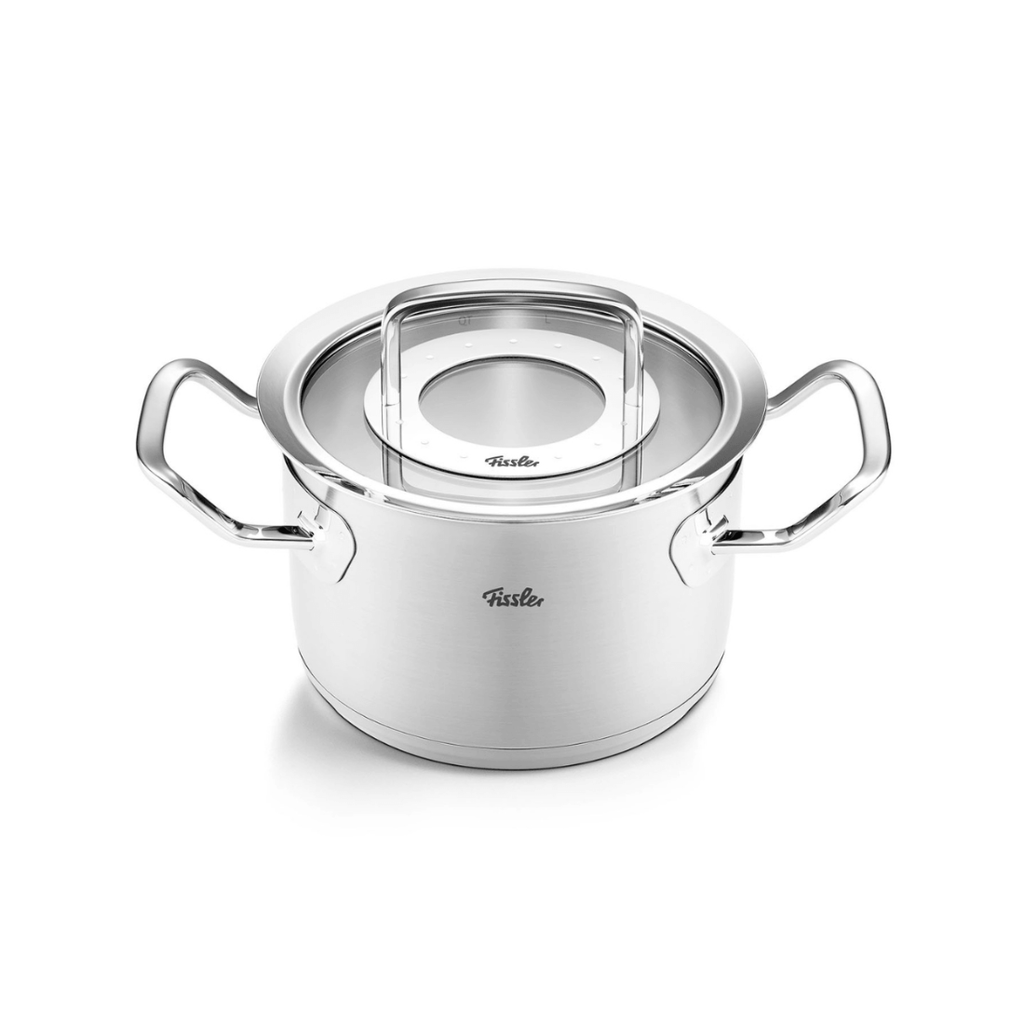 Bộ nồi Fissler Original Profi 5 món nắp kính có chảo inox Original Profi