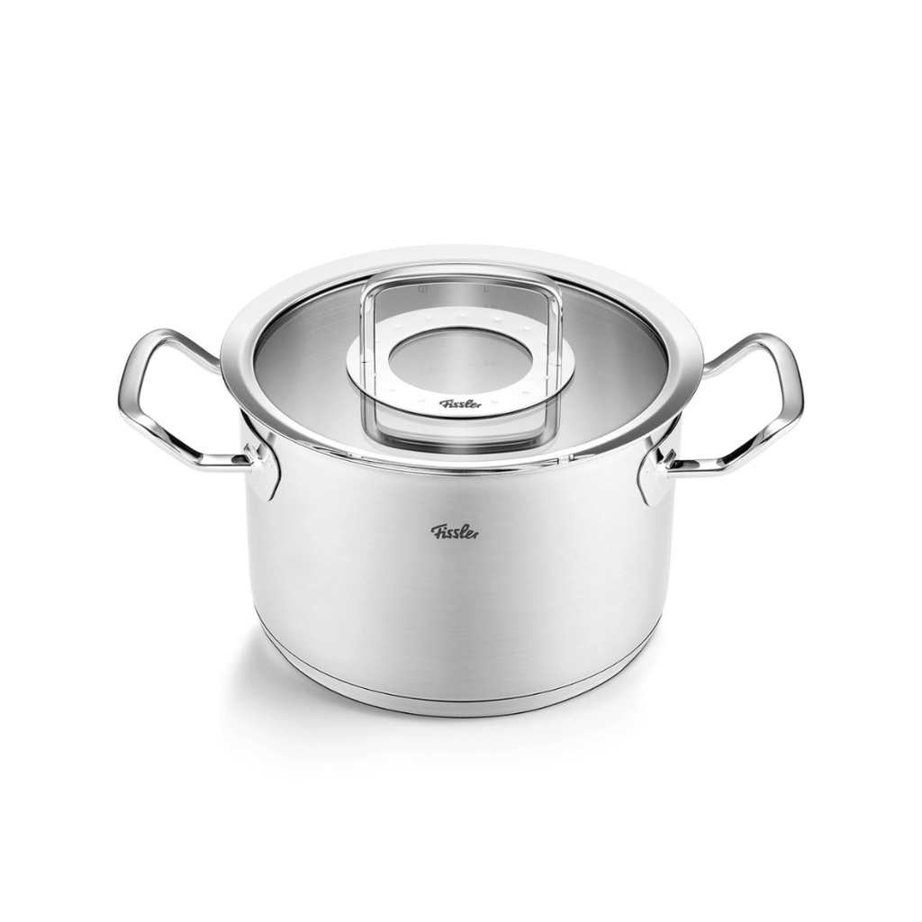 Bộ nồi Fissler Original Profi 5 món nắp kính có chảo inox Original Profi