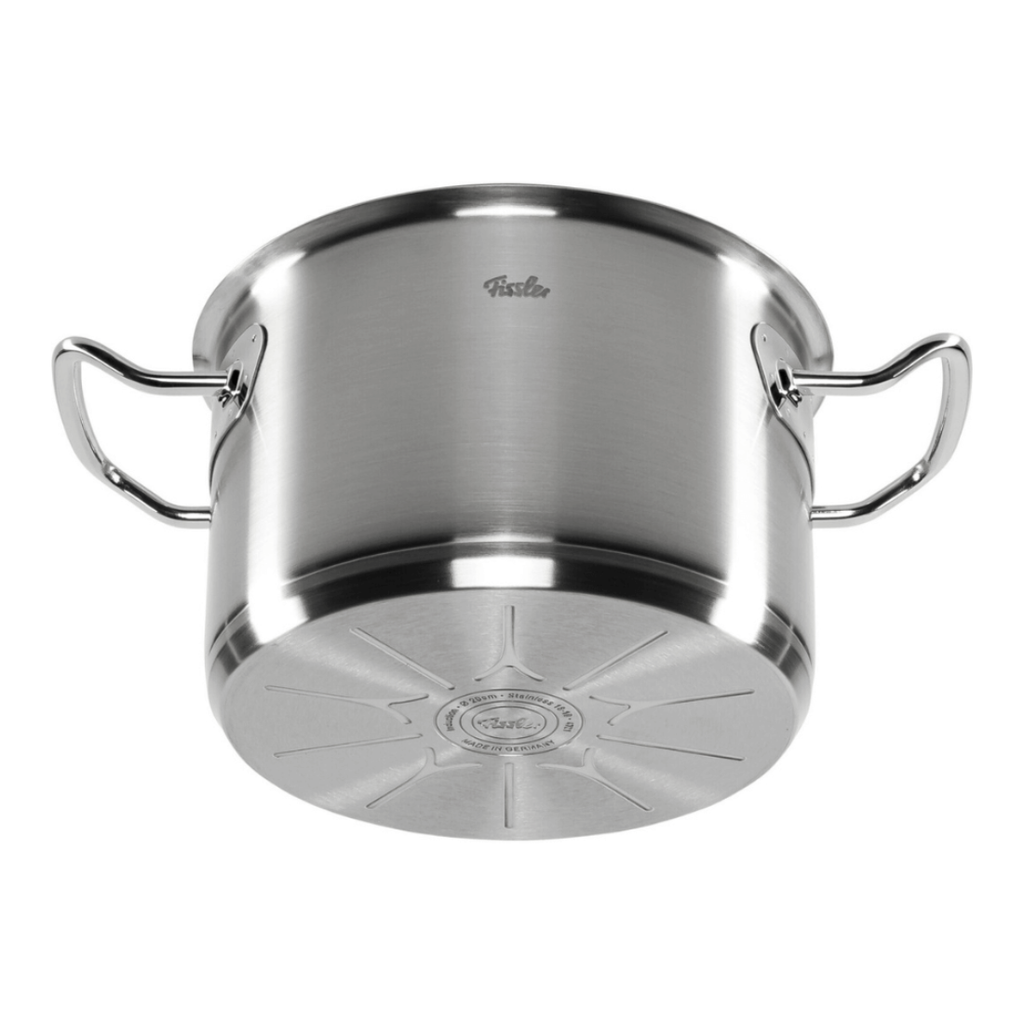 Bộ nồi Fissler Original Profi 6 món nắp kính có quánh hình nón và xửng hấp