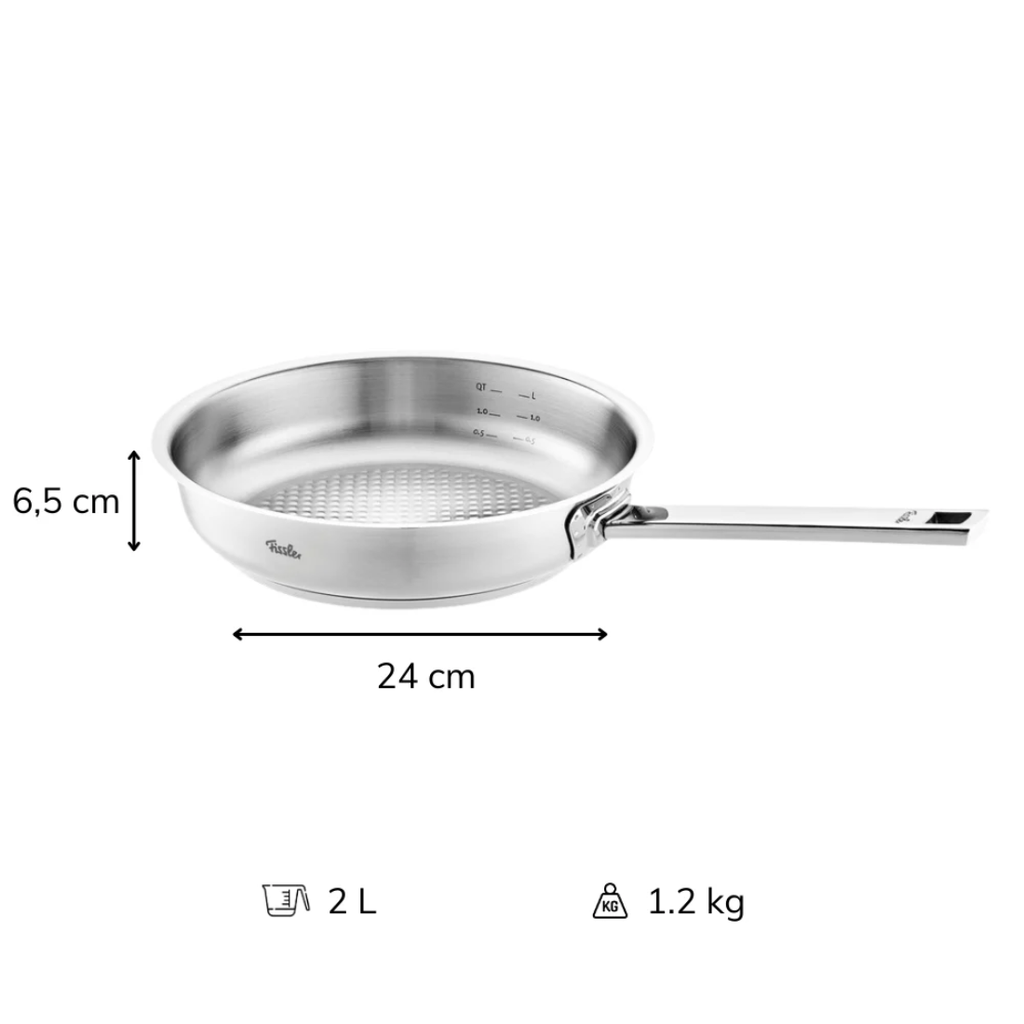 Bộ nồi Fissler Original Profi 5 món nắp kính có chảo inox Original Profi