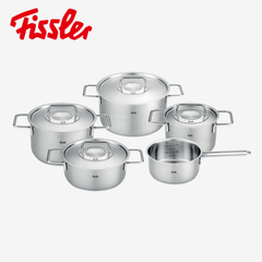 Bộ nồi Fissler Pure 5 món nắp inox có quánh