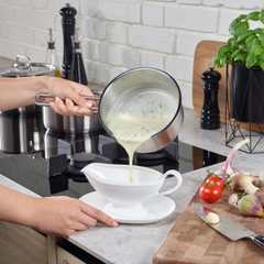 Bộ nồi Fissler Pure 5 món nắp kính có quánh