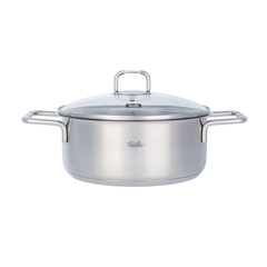 Bộ nồi Fissler SatiTherm 5 món nắp kính có quánh