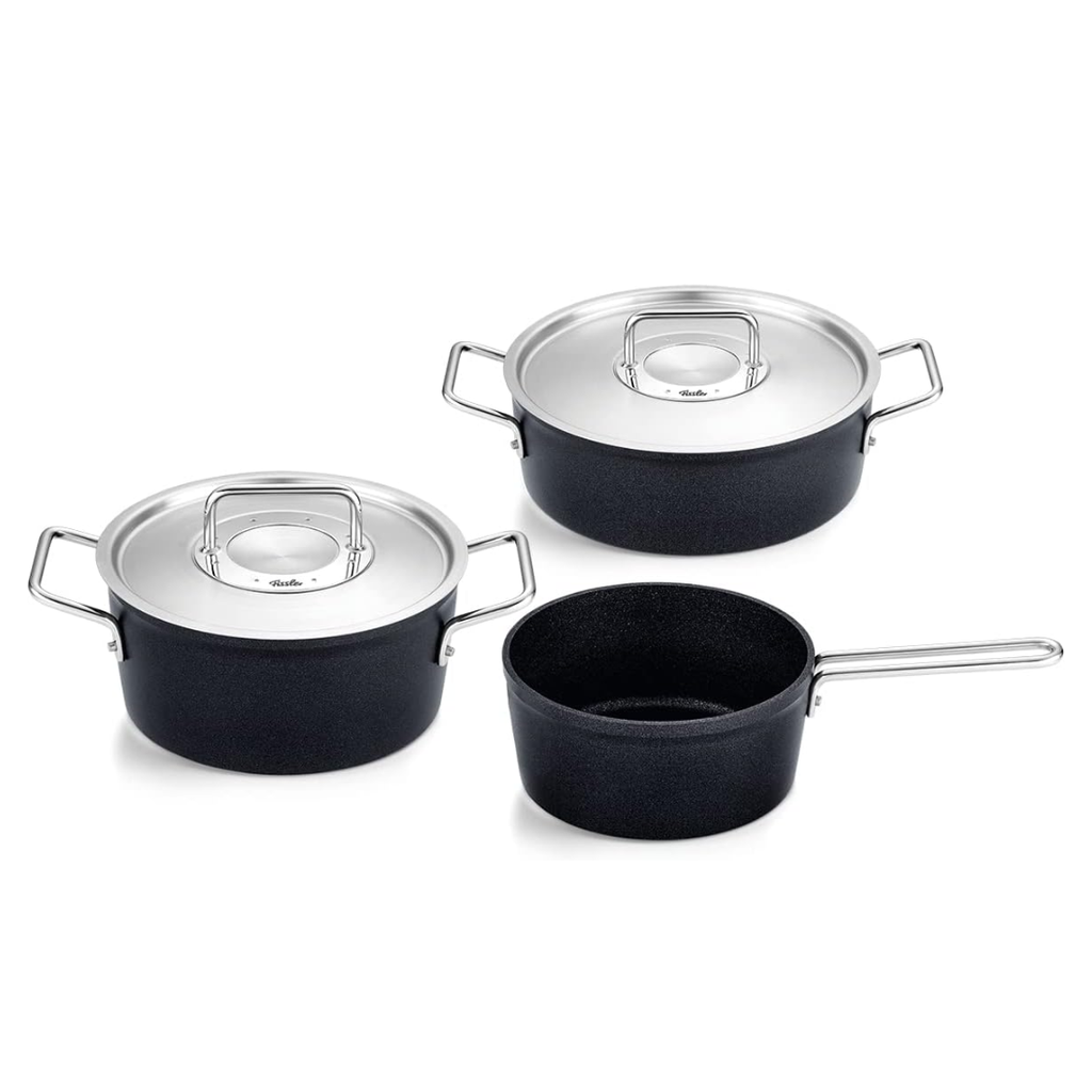 Bộ nồi Fissler Adamant 3 món nắp inox có quánh