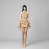  ĐẦM  D7462   MONEY LATTE BOW DRESS ĐẦM NÂU D7462 