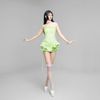  ĐẦM  D7811   MONEY GREEN DRESS ĐẦM XANH BI D7811 