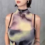  ĐẦM  D7322   ĐẦM ĐEN LOANG VÀNG D7322 