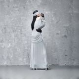  VÁY  S680V1   ESCAPE GREY LONG SKIRT VÁY XÁM S680V1 
