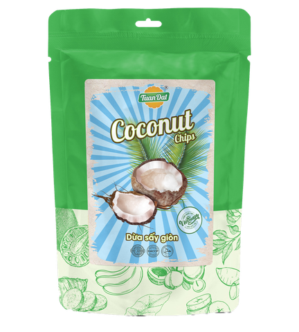 Dried Coconut Chips (Dừa Sấy Giòn)