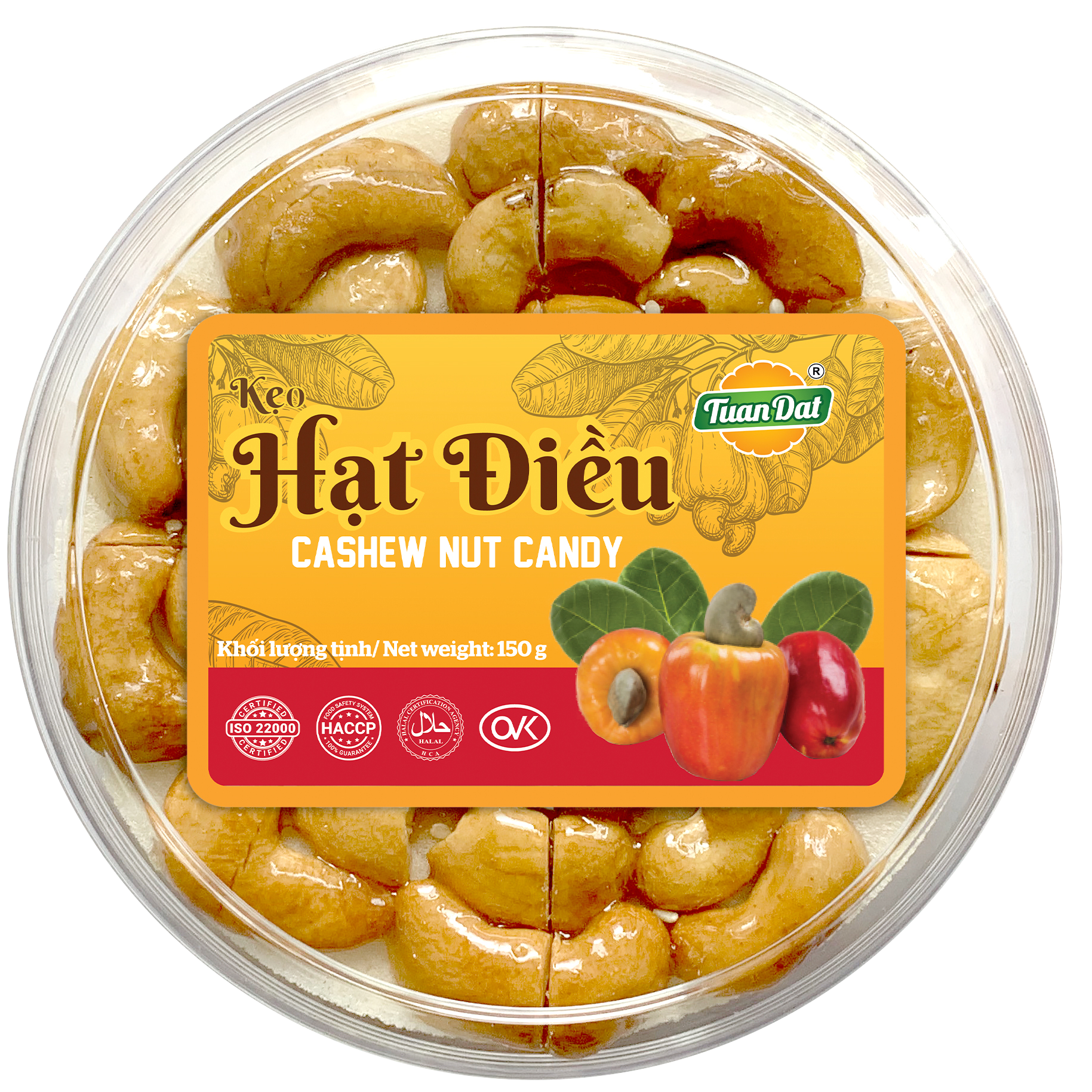  Cashew Cracker 150g (Kẹo Mè Trắng 150g) 
