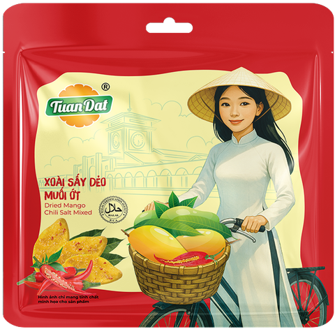 Soft Dried Chilli Mango 50g (Xoài Sấy Dẻo Vị Ớt 50g)