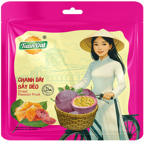 Soft Dried Passionfruit 50g (Chanh Dây Sấy Dẻo 50g)
