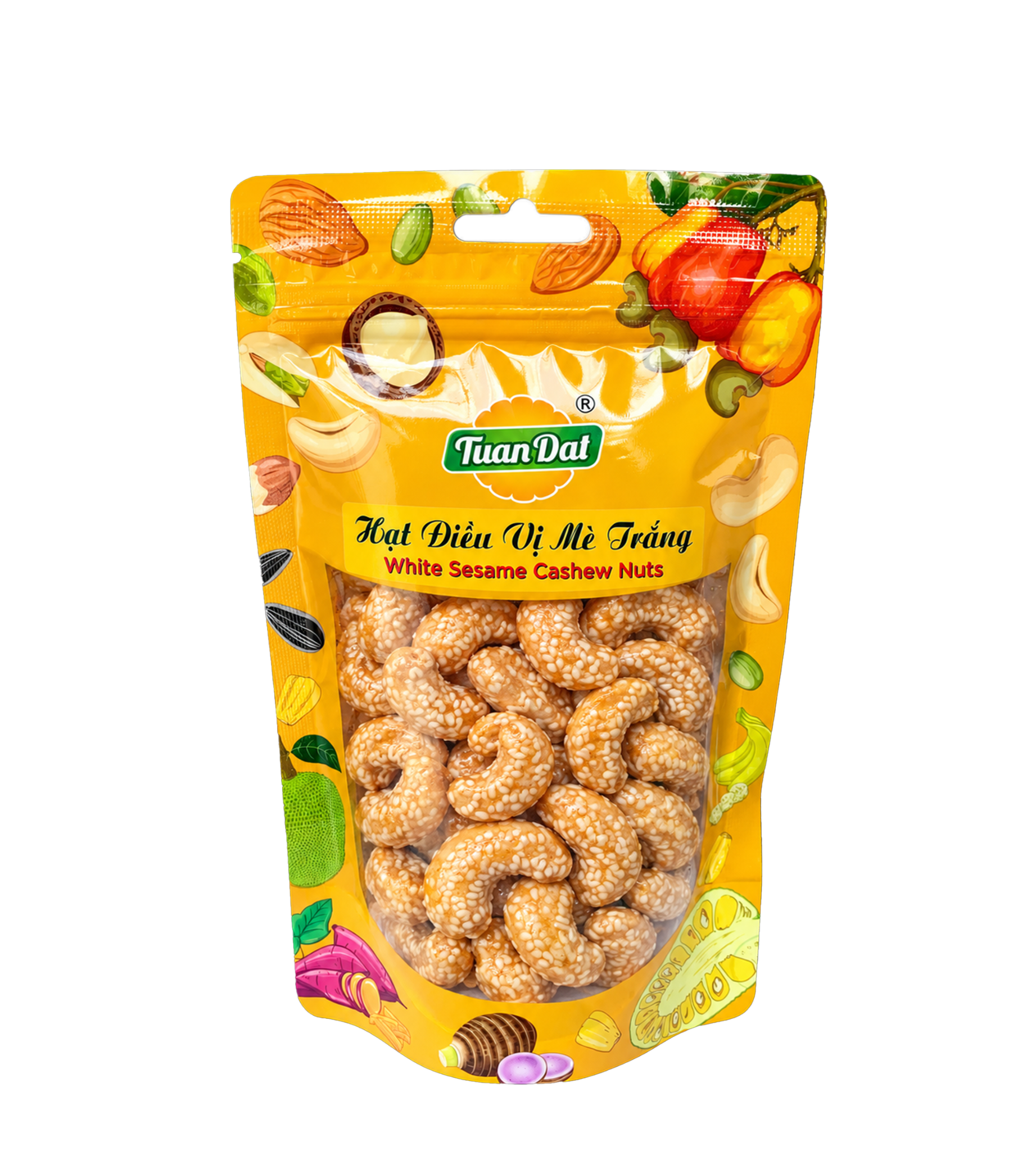  White Sesame Flavoured Cashew Nuts 150g (Hạt Điều Vị Mè Trắng 150g) 
