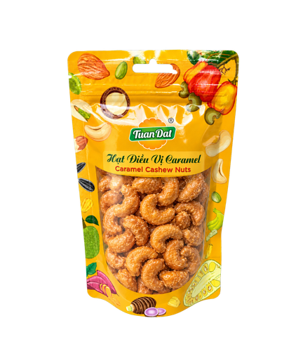 Caramel Flavoured Cashew Nuts 150g (Hạt Điều Vị Caramel 150g)