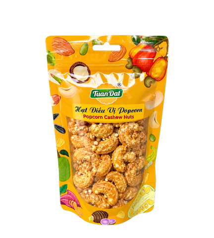 Bonito Flavoured Cashew Nuts 150g (Hạt Điều Vị Popcorn 150g)