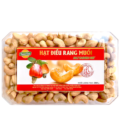 Roasted Salted Cashew Nuts 260g (Hạt Điều Rang Muối 260g)