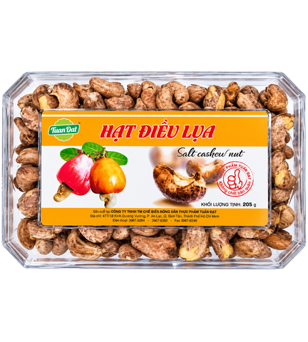 Cashew Nuts With Skin 205g (Hạt Điều Lụa 205g)