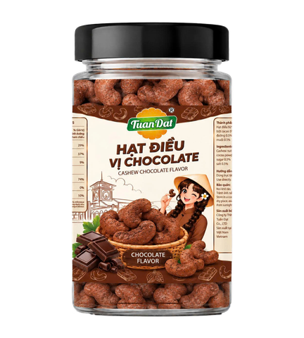 Chocolate Flavored Cashew Nuts 100g (Hạt Điều Vị Chocolate 100g)