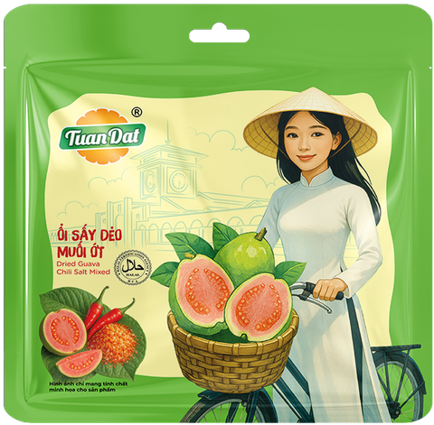 Soft Dried Chilli Guava 50g (Ổi Sấy Dẻo Vị Ớt 50g)