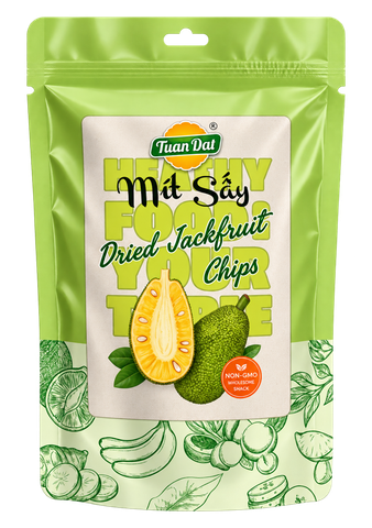 Dried Jackfruit Chips (Mít Sấy Giòn)