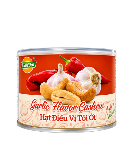 Chili Gralic Flavored Cashew Nuts 150g (Hạt Điều Vị Tỏi Ớt 150g)