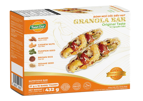 Granola Bar 432g (Bánh ngũ cốc siêu hạt 432g)