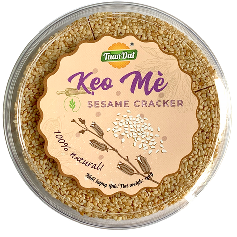 White Sesame Cracker 130g (Kẹo Mè Trắng 130g)
