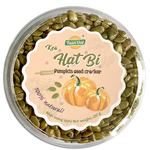 Pumpkin Seeds Cracker 130g (Kẹo Hạt Bí 130g)