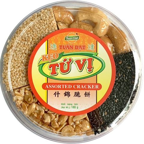 Assorted Cracker 180g (Khoai Lang Vàng Sấy 100g)
