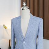  Áo Khoác Linen Xanh Baby 