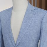  Áo Khoác Linen Xanh Baby 
