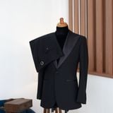  Bộ Tuxedo Đen Phối Satin 