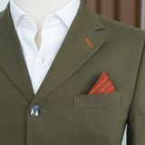  Áo Khoác Linen Xanh Rêu 