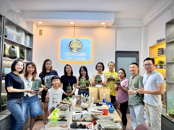 Lợi ích tinh thần của việc làm terrarium