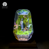 Terrarium Thiền Viên Mộc An - Bể Đa Giác - Tượng Quan Âm Giữa Rừng Rêu Xanh