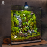 Terrarium Celestial Beast Forest | Trụ Vuông Decor Phòng Khách