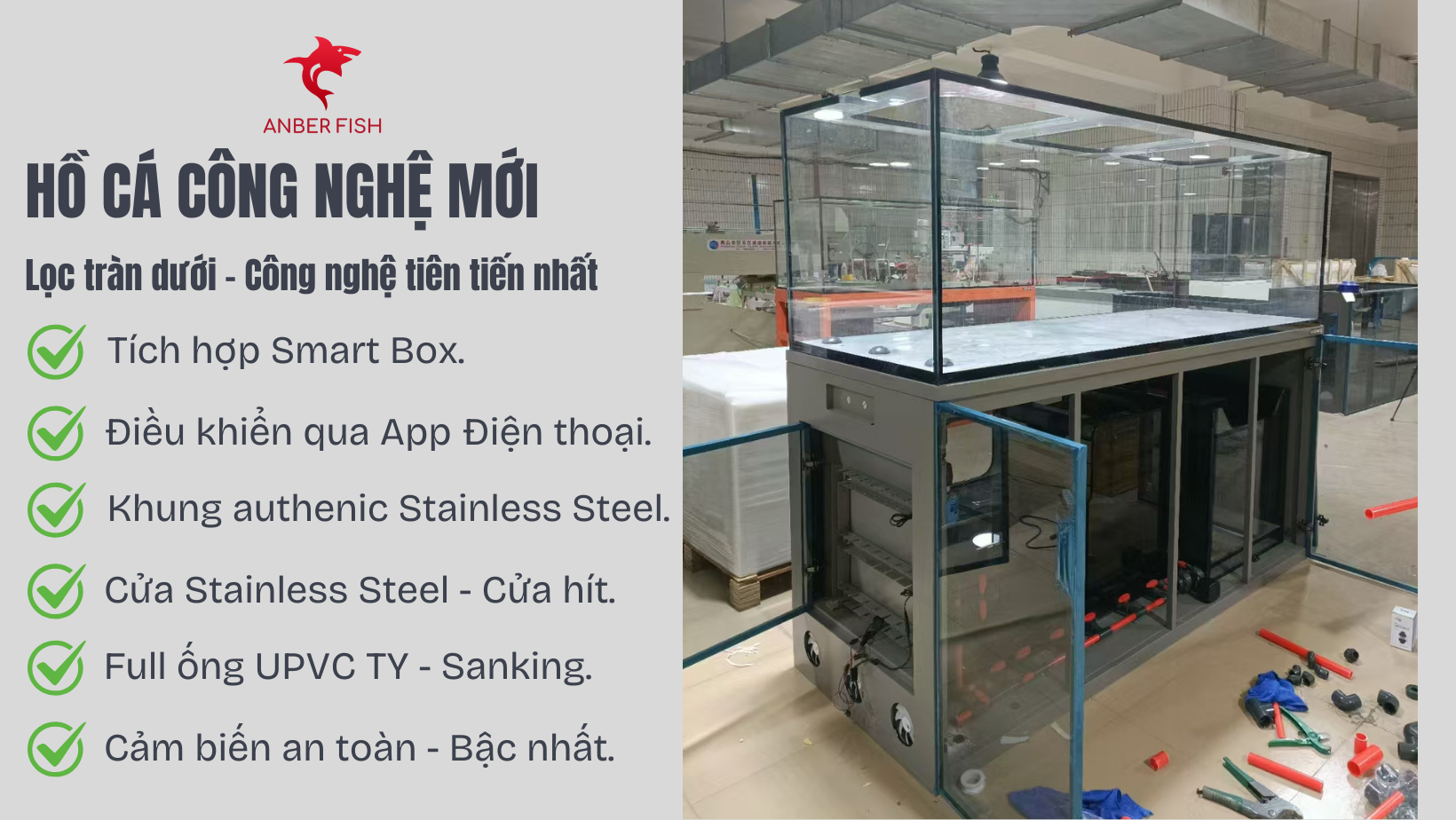 Hồ cá - Bể cá công nghệ mới nhất