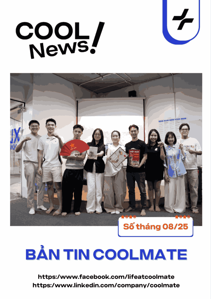 BẢN TIN COOLMATE THÁNG 8 NĂM 2025