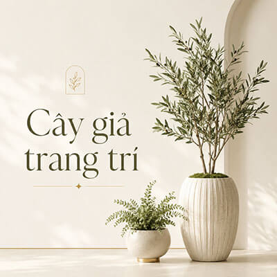 Cây giả trang trí