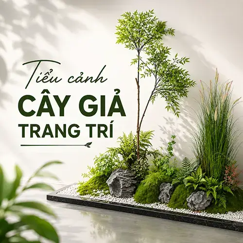 Tiểu cảnh giả trang trí