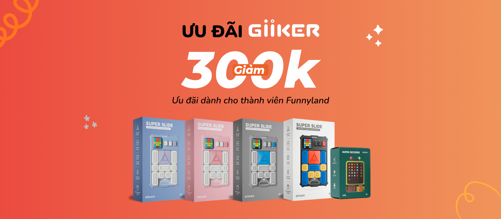 Giảm 300k khi mua Super Slide  và Super Decoder