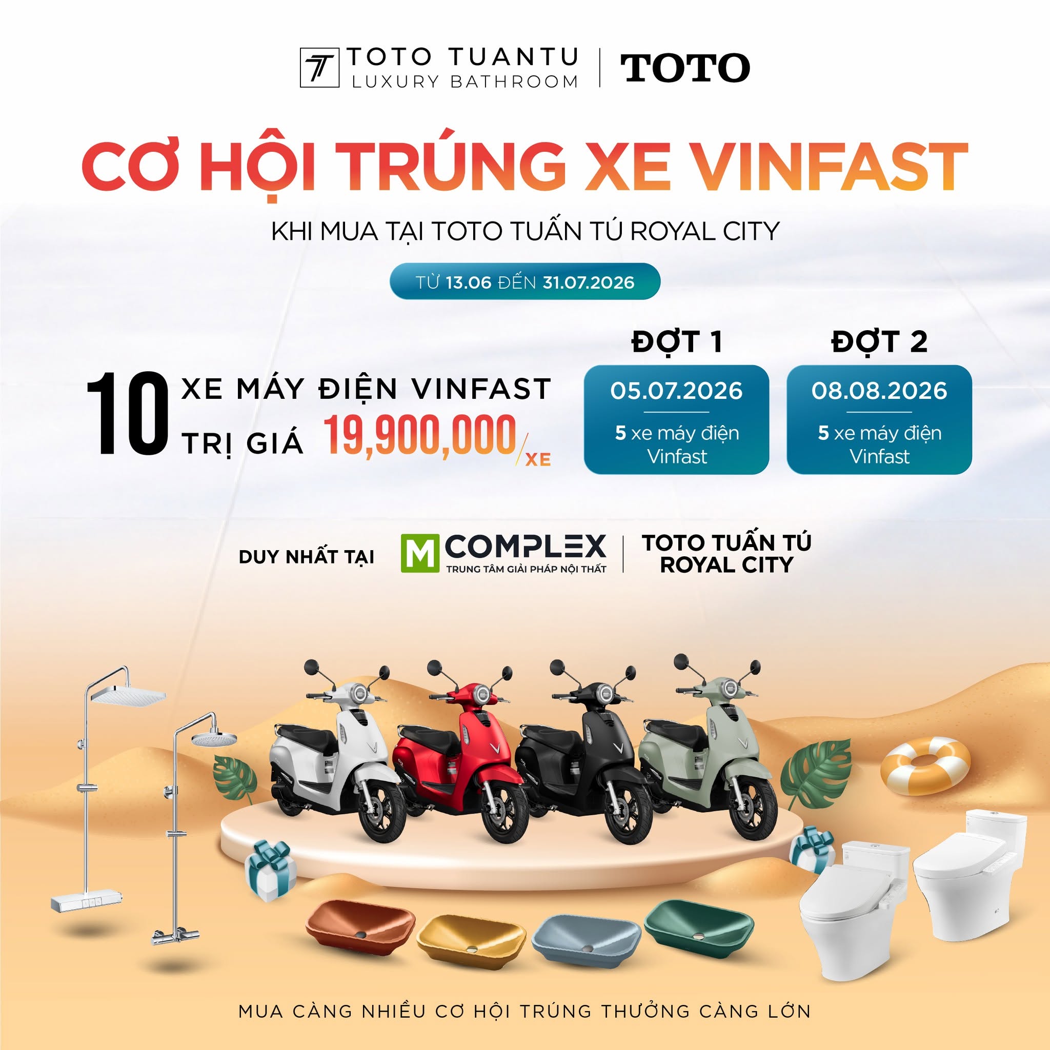 SALE HÈ MÁT - TRÚNG VINFAST