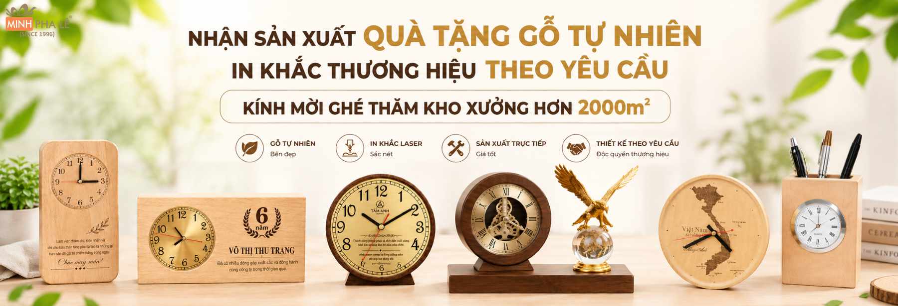 Quà tặng Minh Pha Lê