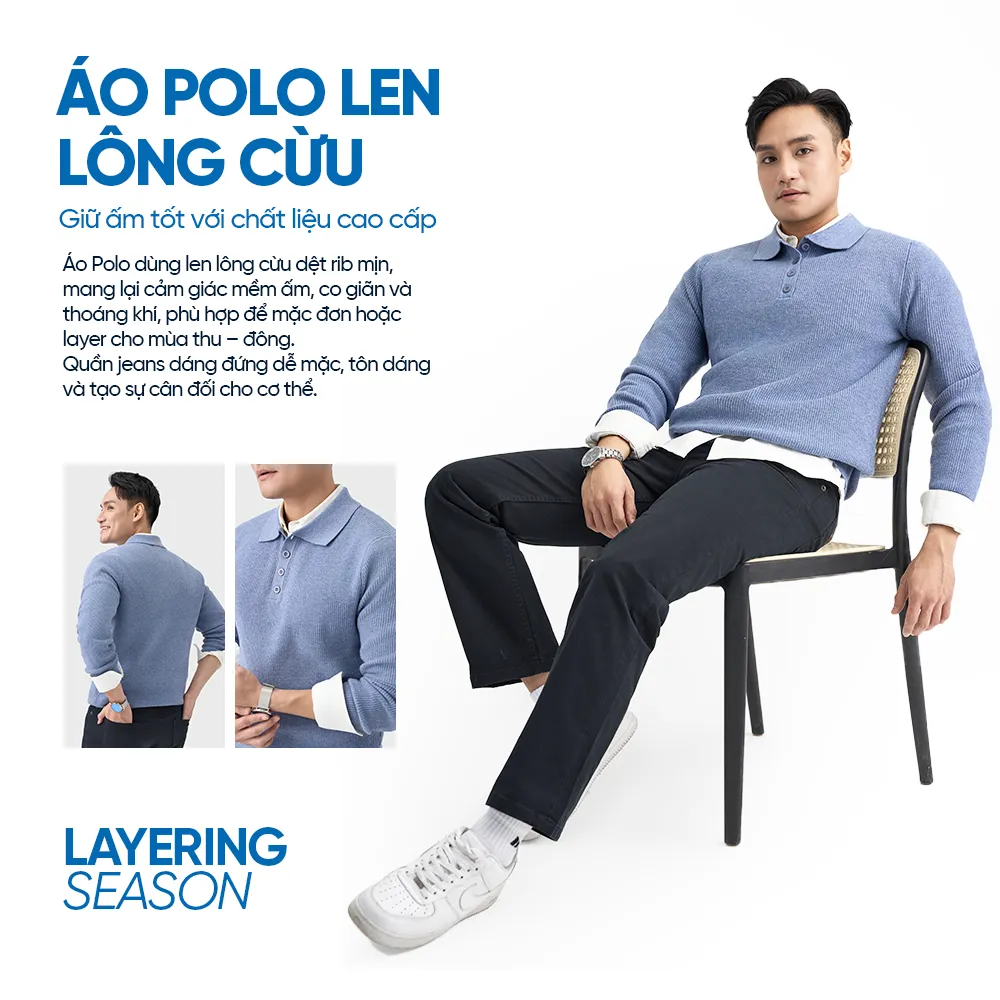 Lookbook DENIM & Len Dài Tay - GENVIET JEANS