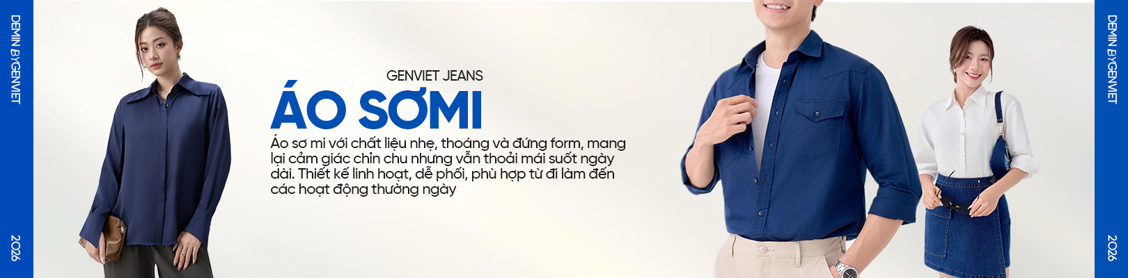 Áo Sơ mi - GENVIET JEANS